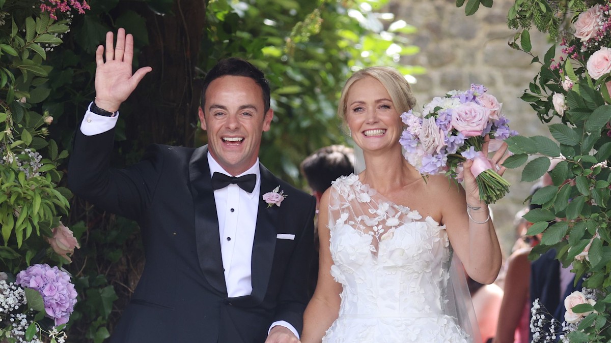 Ant McPartlin shares a sweet, never-before-seen wedding photo on his special day