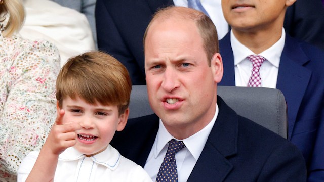 prince william and louis in smart clothes