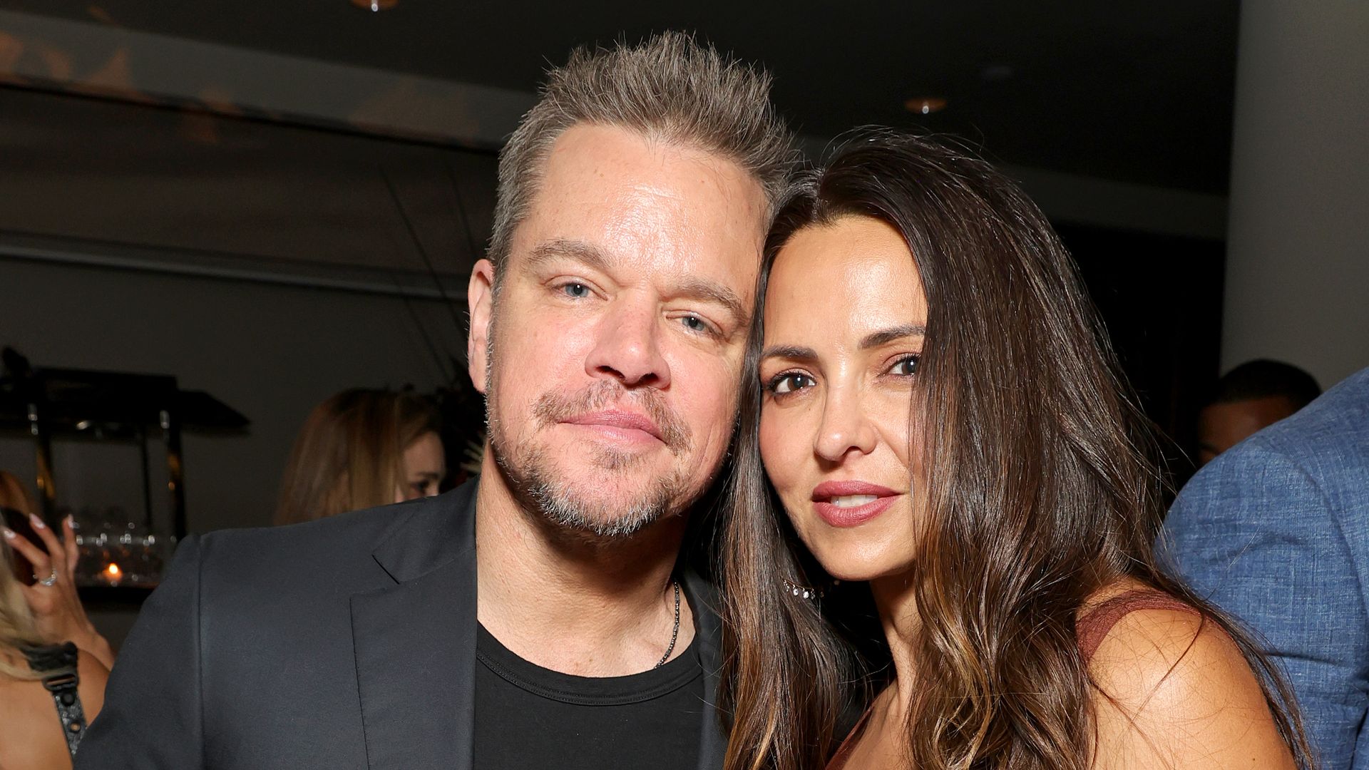 Matt Damon and Luciana Damon attend Netflix's Extraction 2 New York Premiere at Jazz at Lincoln Center on June 12, 2023 in New York City.