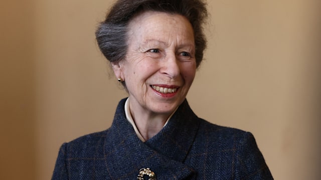 Princess Anne smiling 