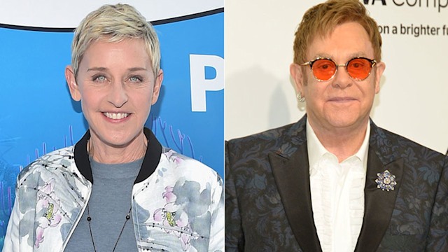 Ellen DeGeneres elton john