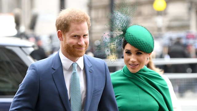 Prince Harry and Meghan Markle walking hand in hand