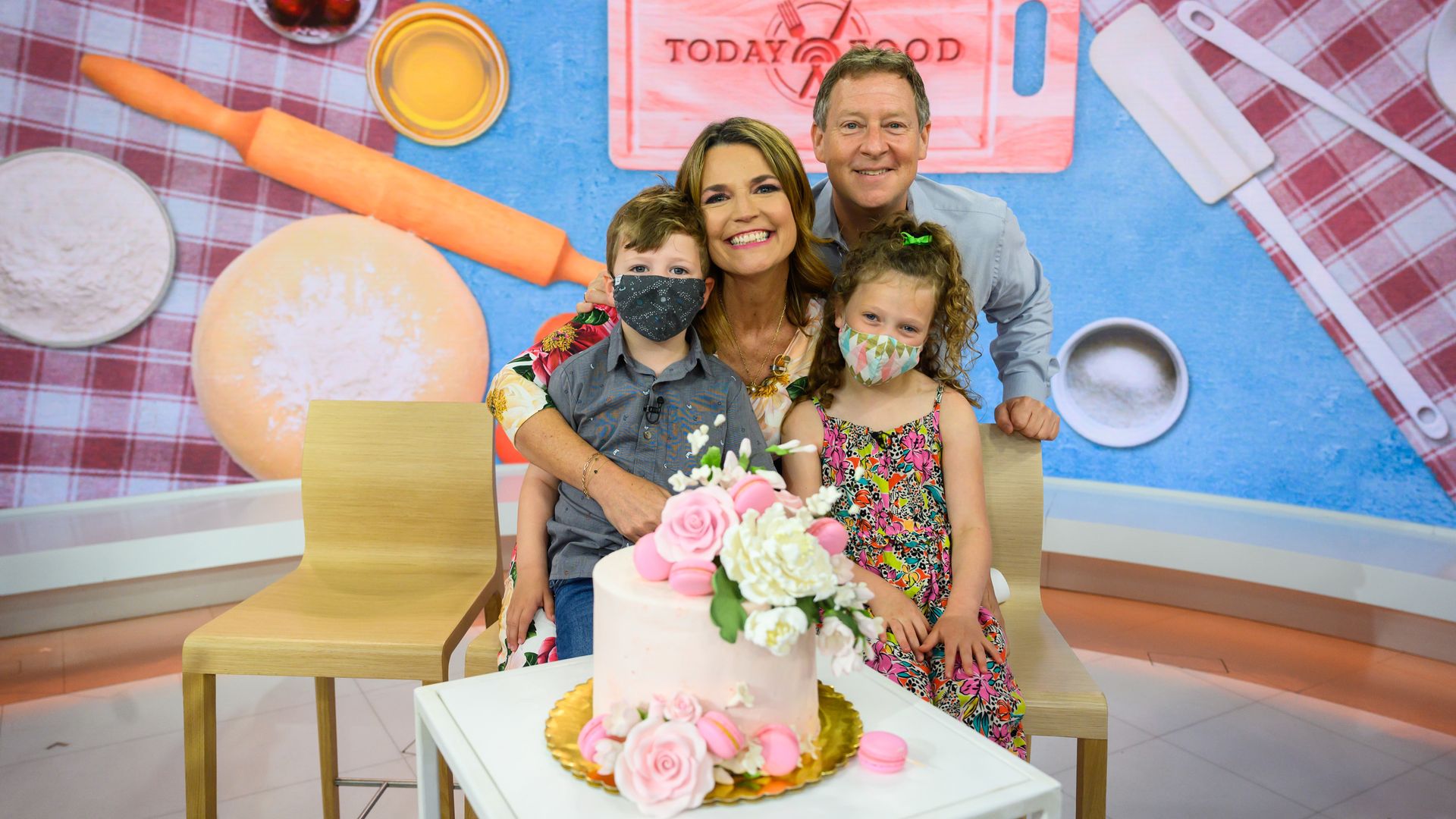Savannah Guthrie and Michael Feldman with their kids Vale and Charley