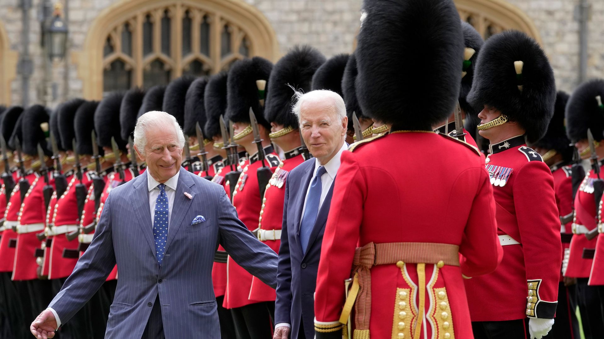 King Charles' guard looks unrecognisable as he is crowned Mr England