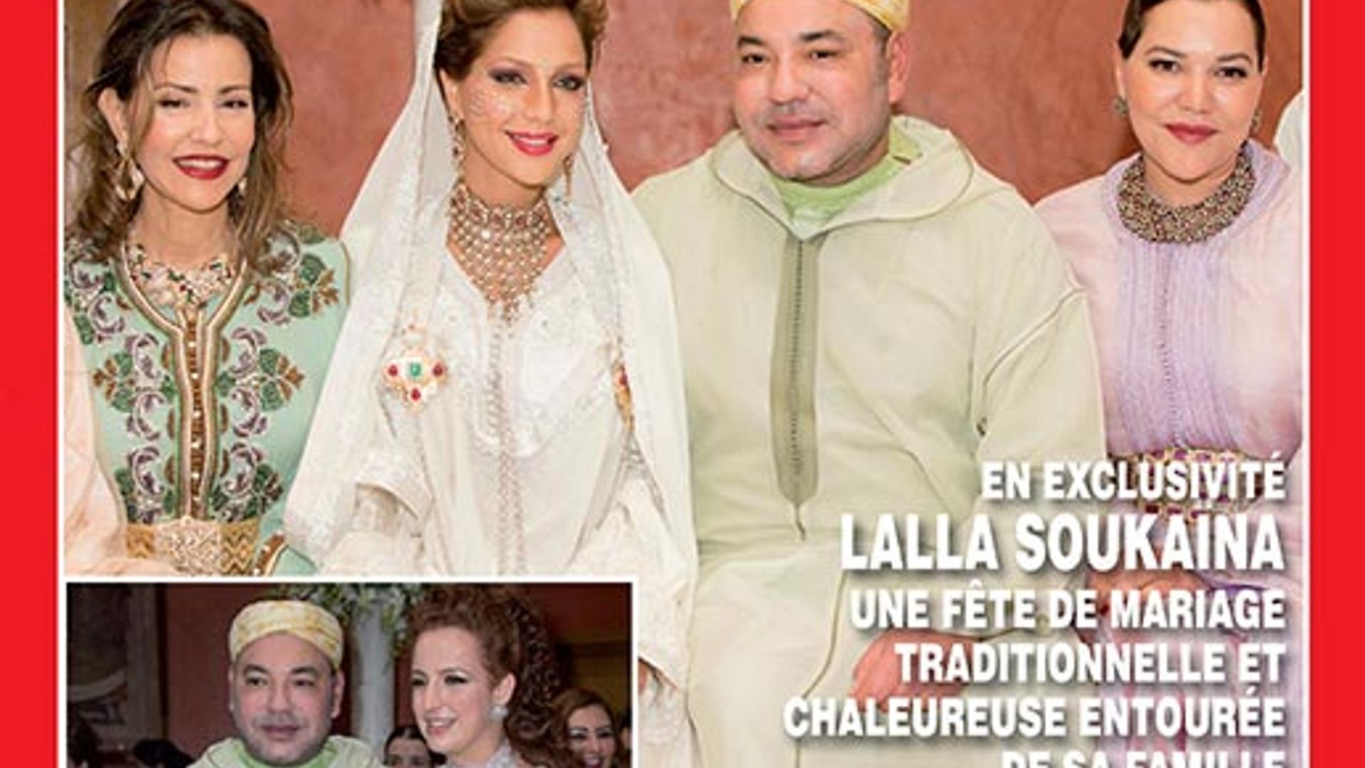 Lalla Soukaina and Mohammed El Mehdi Regragui celebrate their wedding