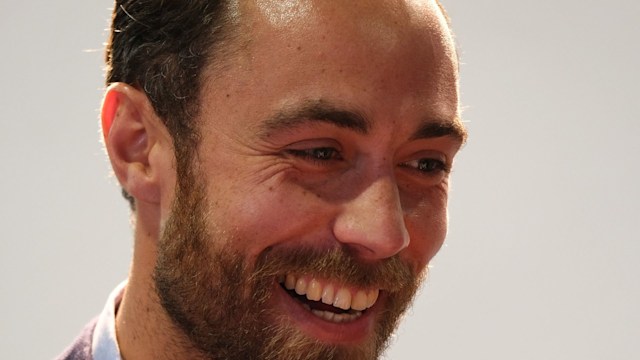 James Middleton with a big grin