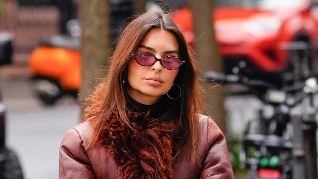 NEW YORK, NEW YORK - FEBRUARY 26: Emily Ratajkowksi is seen on February 26, 2024 in New York City. (Photo by Gotham/GC Images)