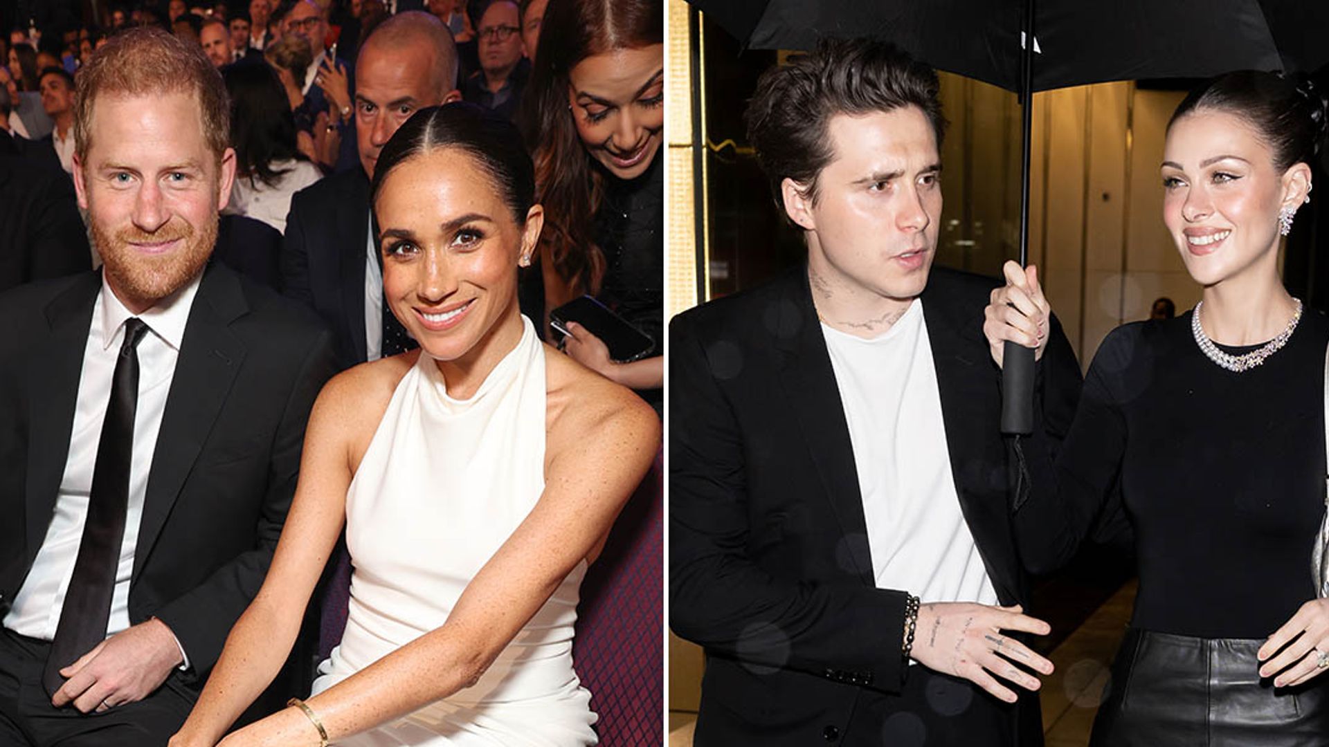 Prince Harry and Meghan host Brooklyn Beckham and wife Nicola amid family fall out
