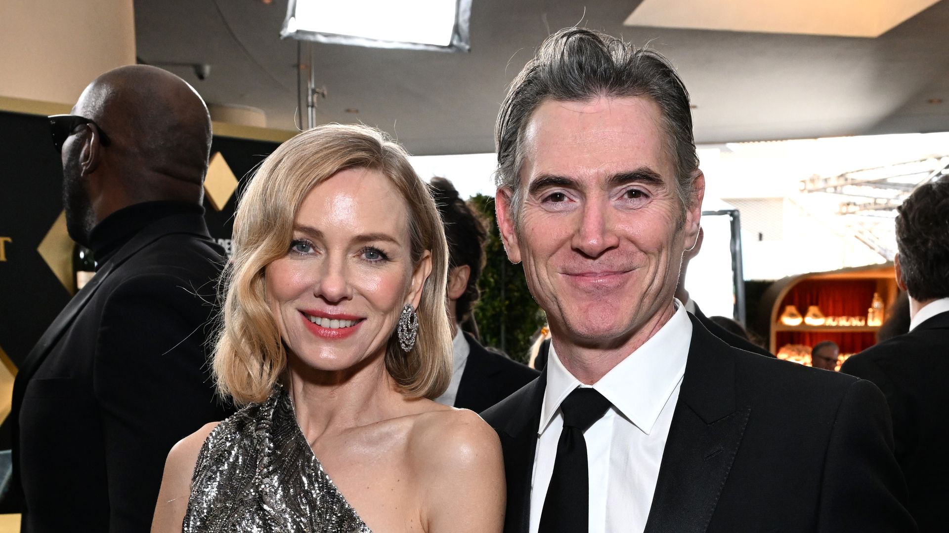 Naomi Watts and Billy Crudup at The 81st Annual Golden Globe Awards with MoÃ«t & Chandon, Celebrating the 13th Year of Toast for a Cause at the Beverly Hilton on January 7, 2023