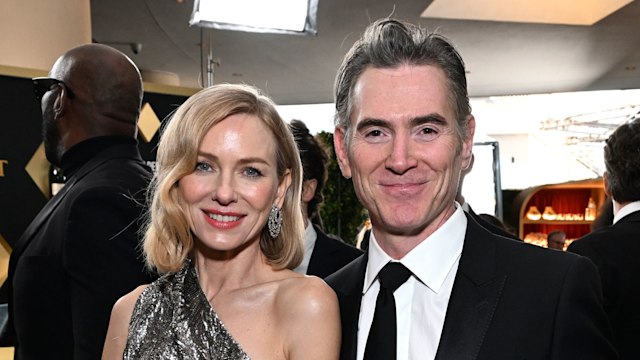 Naomi Watts and Billy Crudup at The 81st Annual Golden Globe Awards with MoÃ«t & Chandon, Celebrating the 13th Year of Toast for a Cause at the Beverly Hilton on January 7, 2023