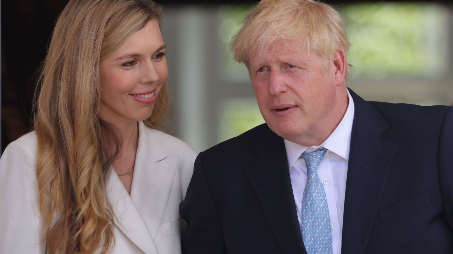 Boris Johnson and wife Carrie Johnson 