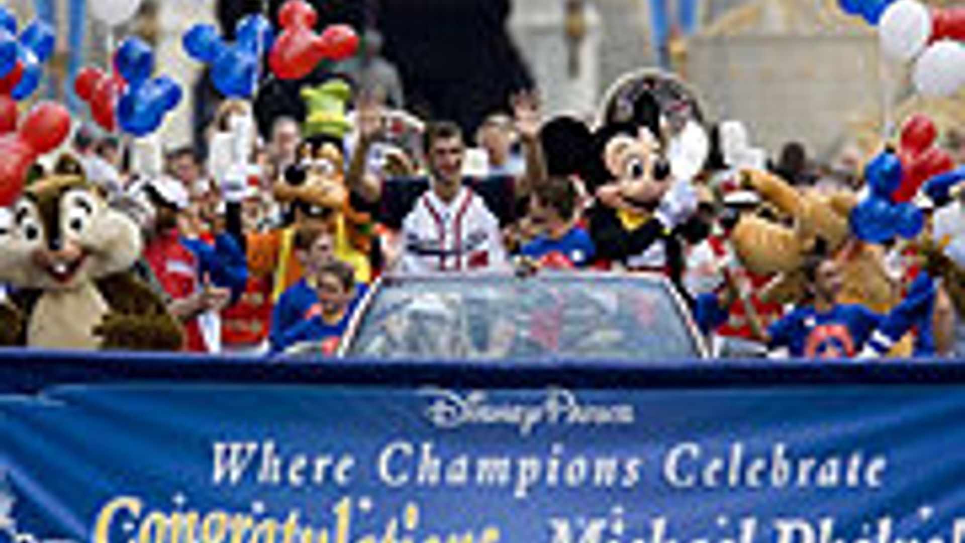 Michael Phelps honoured with Disney World Parade HELLO!