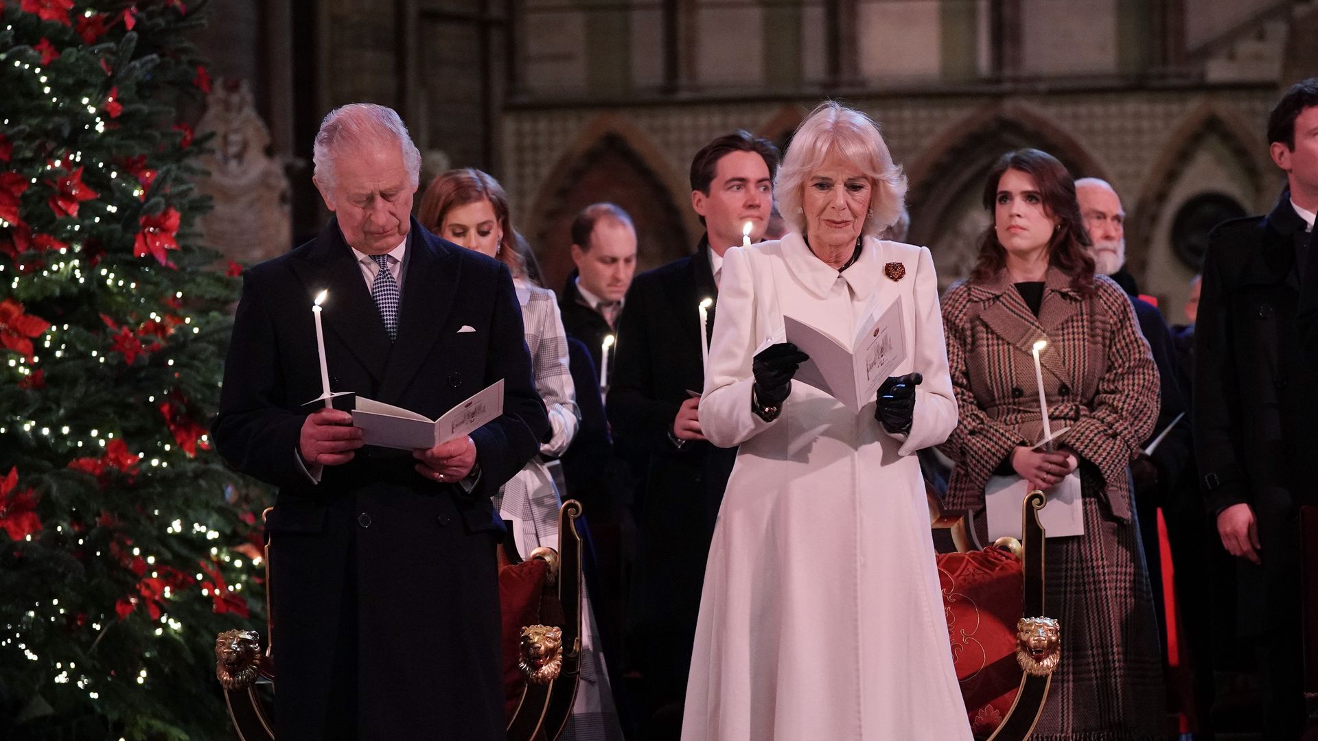 See Queen Camilla's festive makeover