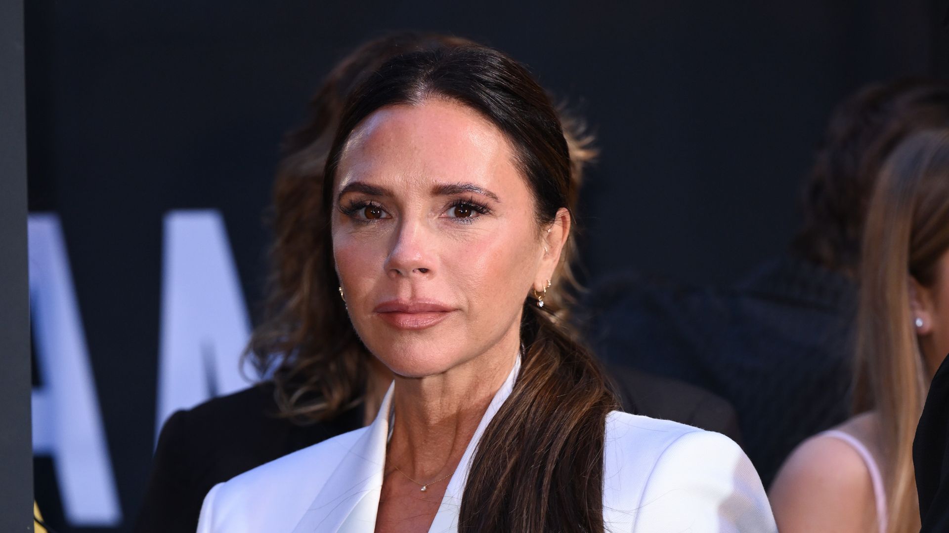 LONDON, ENGLAND - OCTOBER 03: Victoria Beckham attends the Netflix 'Beckham' UK Premiere at The Curzon Mayfair on October 03, 2023 in London, England. (Photo by Karwai Tang/WireImage)