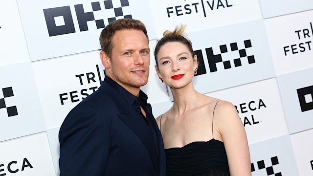 Sam Heughan and Caitriona Balfe tribeca film festival