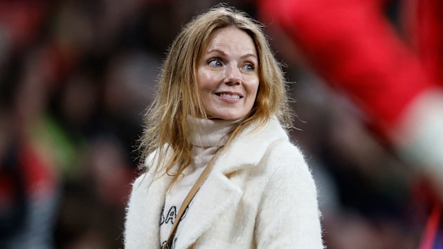 Geri Halliwell Horner at a football match