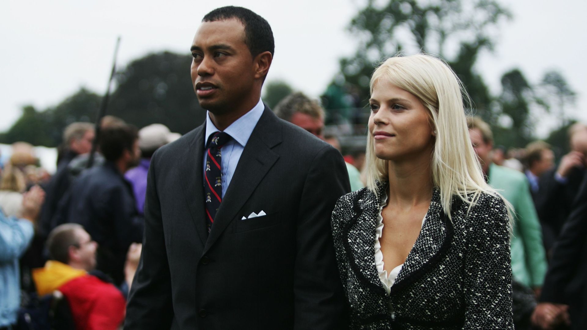 Tiger Woods joins ex-wife to celebrate mini-me son Charlie