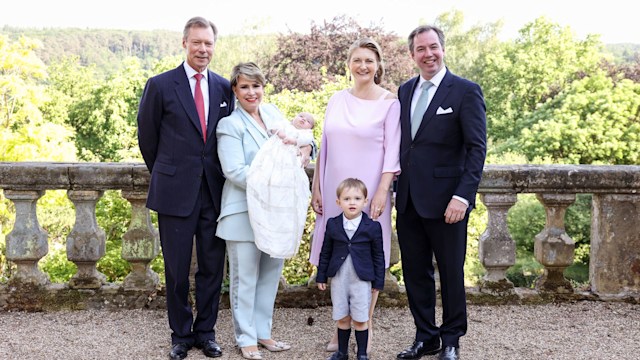 The Luxembourg royals celebrated Prince François' christening