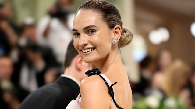 Lily James at the 2024 Met Gala