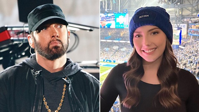 Eminem and his daughter Hailie Jade Scott