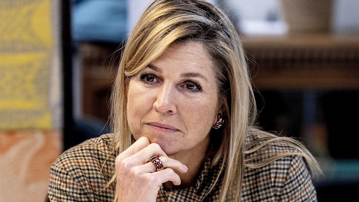 Queen Maxima schools us in formal style in your 50s with belted grandma dress