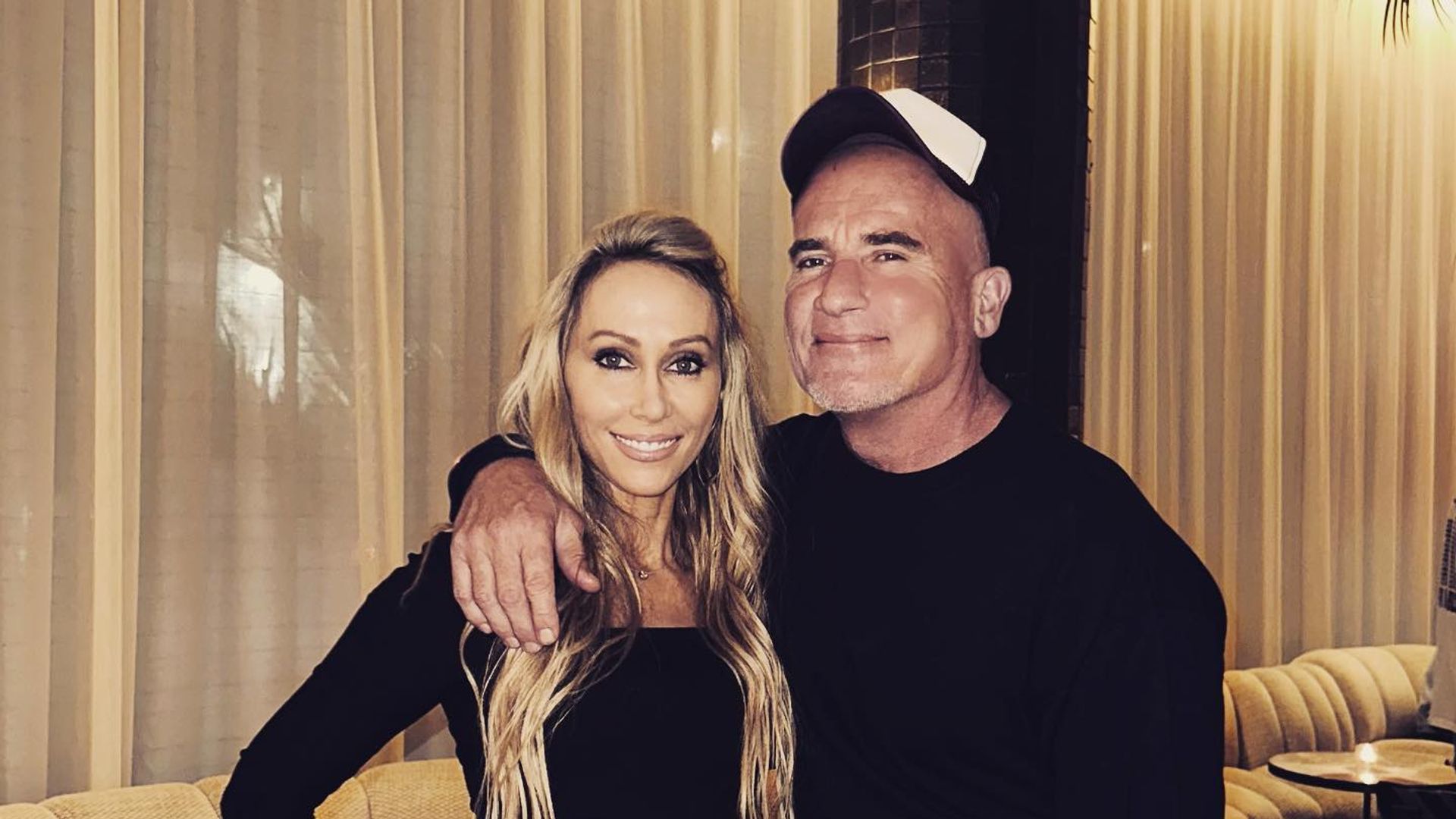 tish cyrus and husband donimic purcell