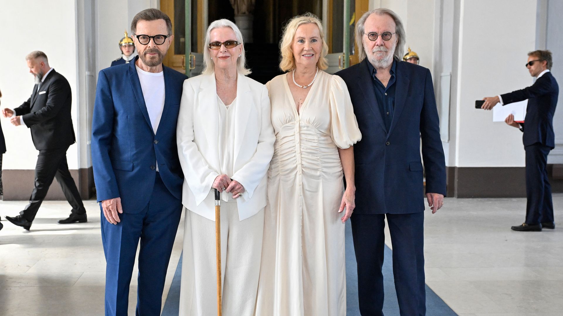 Eurovision winners ABBA receive honour from Swedish royal family