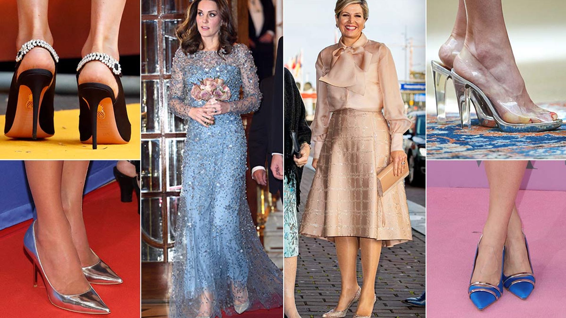 Royals in amazing party shoes! Kate Middleton, Meghan Markle