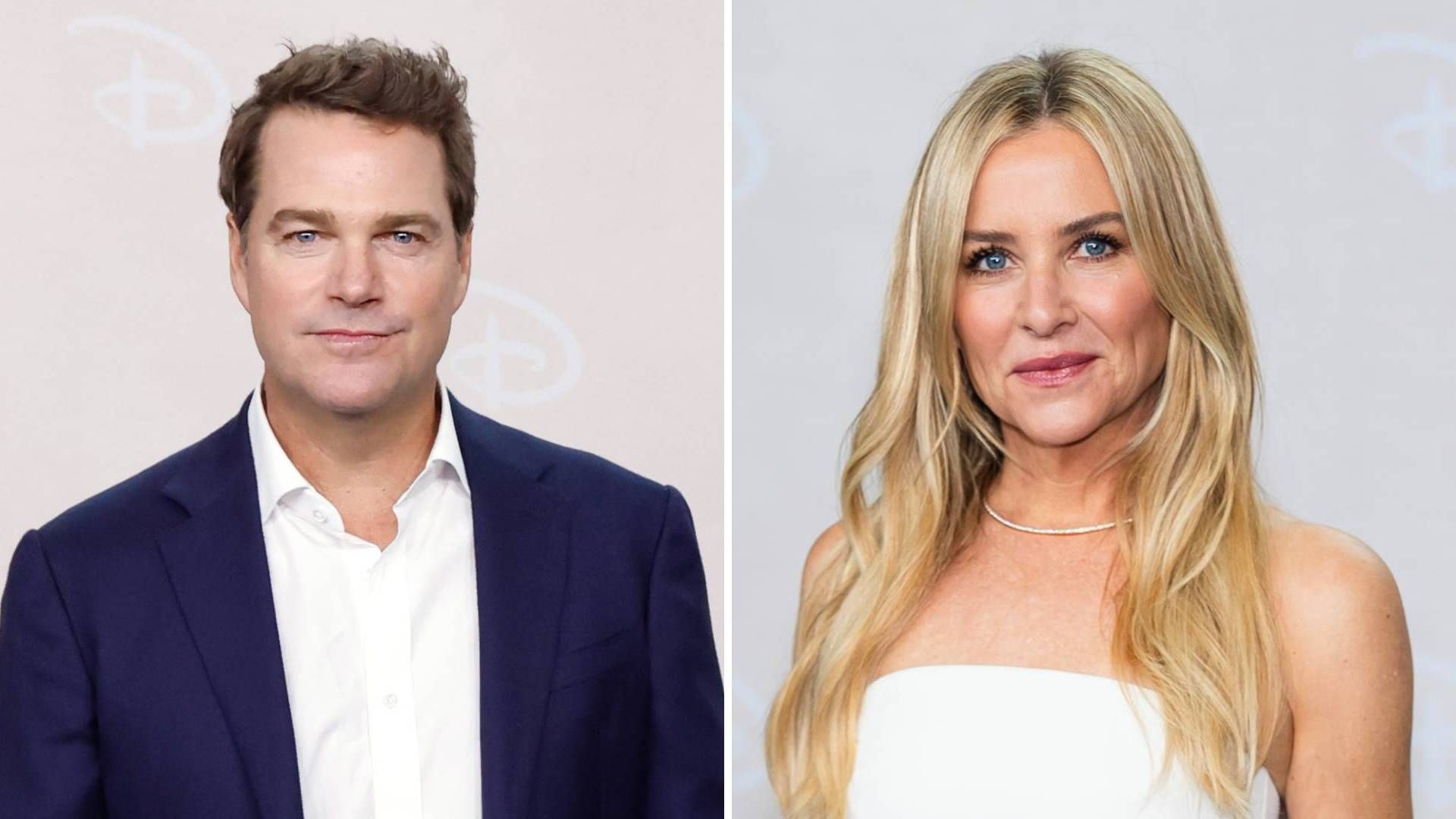 Split image of 9-1-1: Nashville co-stars Chris O'Donnell and Jessica Capshaw