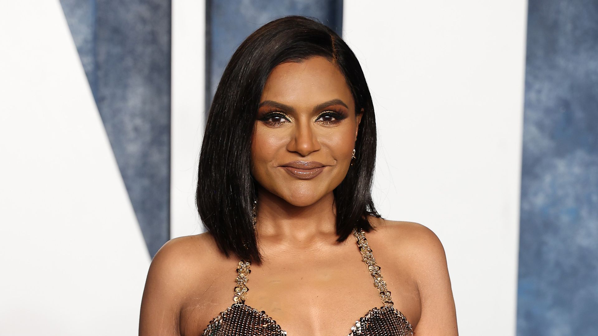 Mindy Kaling attends the 2023 Vanity Fair Oscar Party