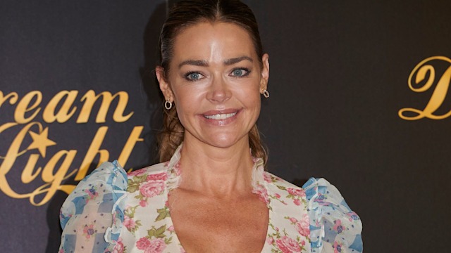 Denise Richards looks unreal in stylish metallic dress as she teases big news