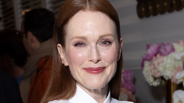 Julianne Moore is seen at the hotel Martinez during the 77th Cannes Film Festival 