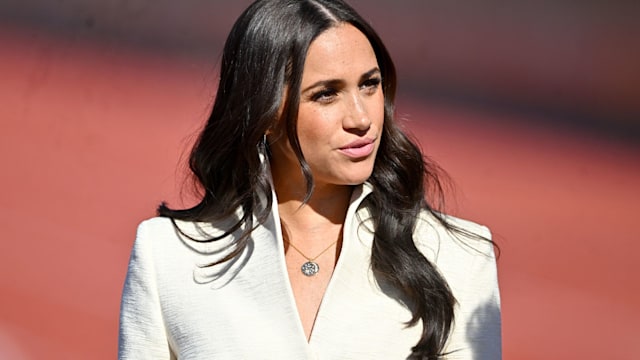 Meghan, Duchess of Sussex attends day two of the Invictus Games 2020 at Zuiderpark on April 17, 2022 in The Hague, Netherlands. (Photo by Samir Hussein/WireImage)