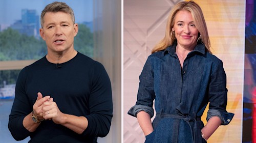 Ben Shephard Cat Deeley split image 