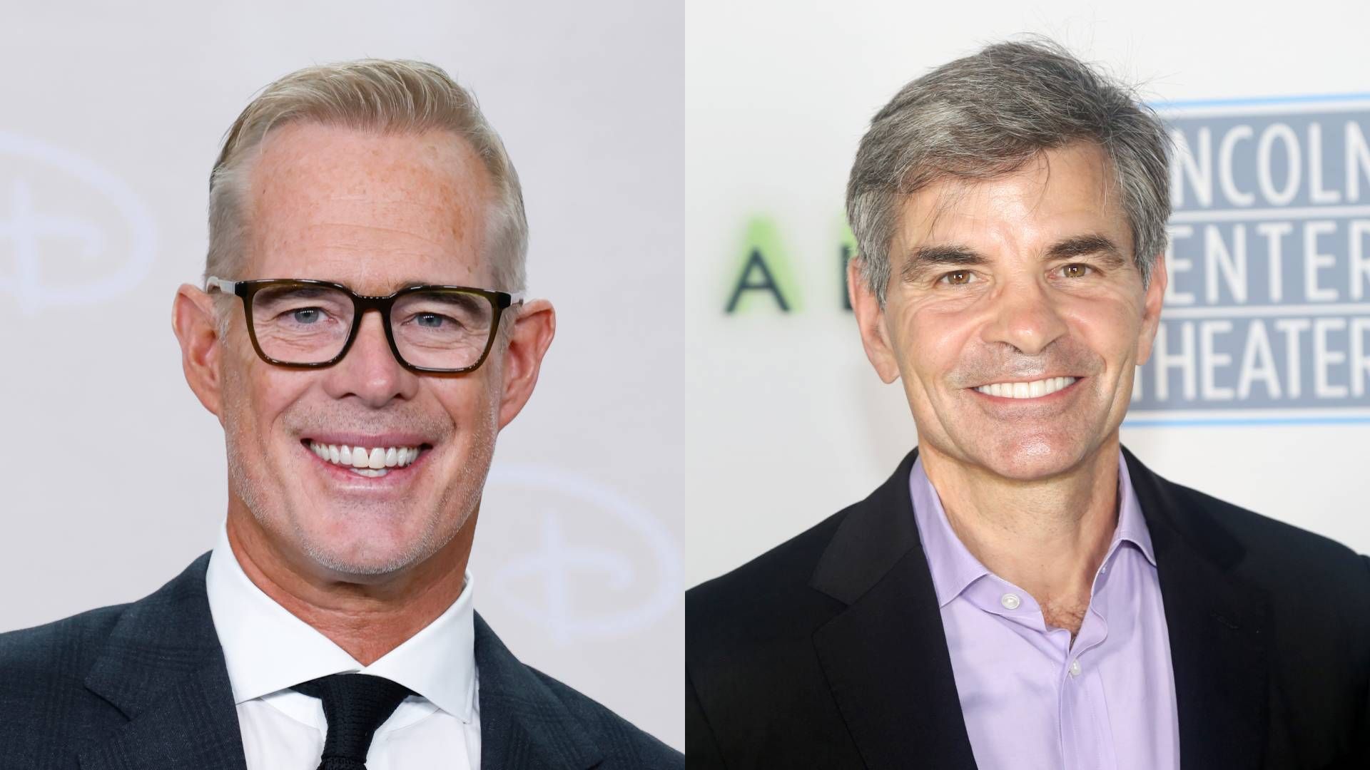 Joe Buck and George Stephanopoulos side by side