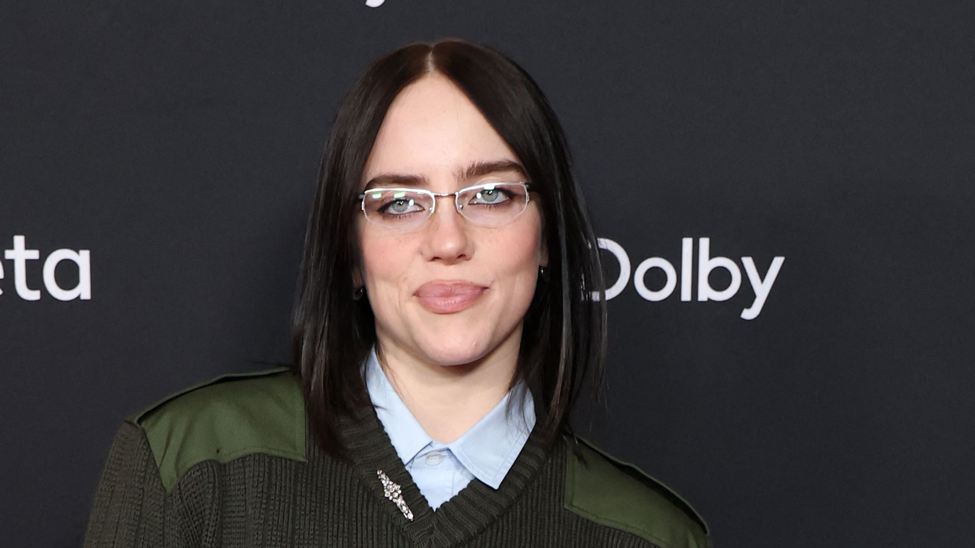 ​Billie Eilish poses for rare photo with parents she lives with in tiny LA house