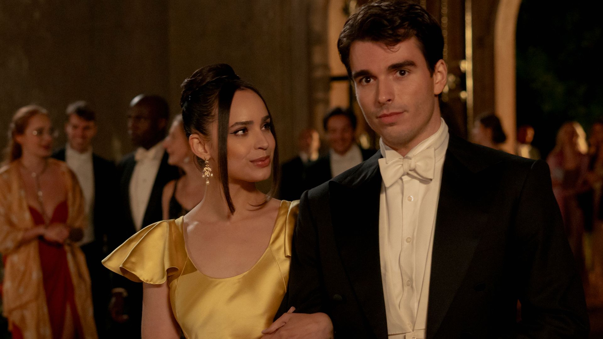 Sofia Carson's outfits in My Oxford Year 