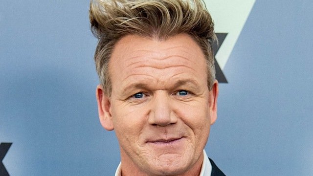 gordon ramsay at press event 