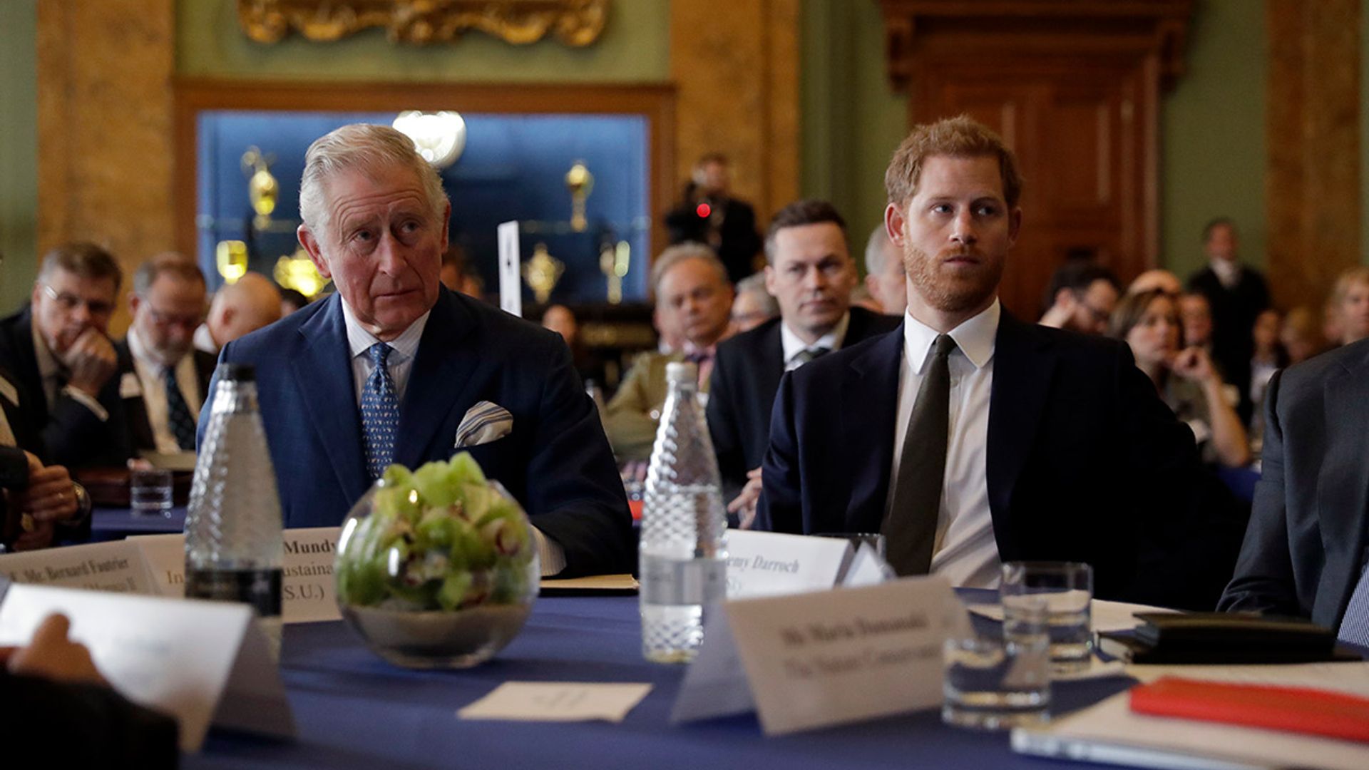 Prince Charles quizzed about Prince Harry's controversial podcast interview by reporter