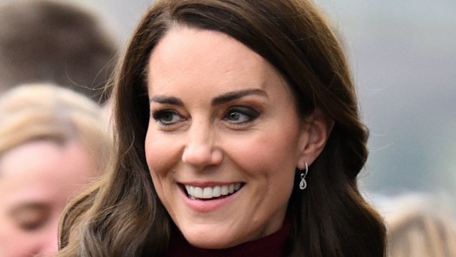 Kate Middleton, the Princess of Wales visits the National Maritime Museum Cornwall with Prince William, Prince of Wales on February 09, 2023 in Falmouth, England. 