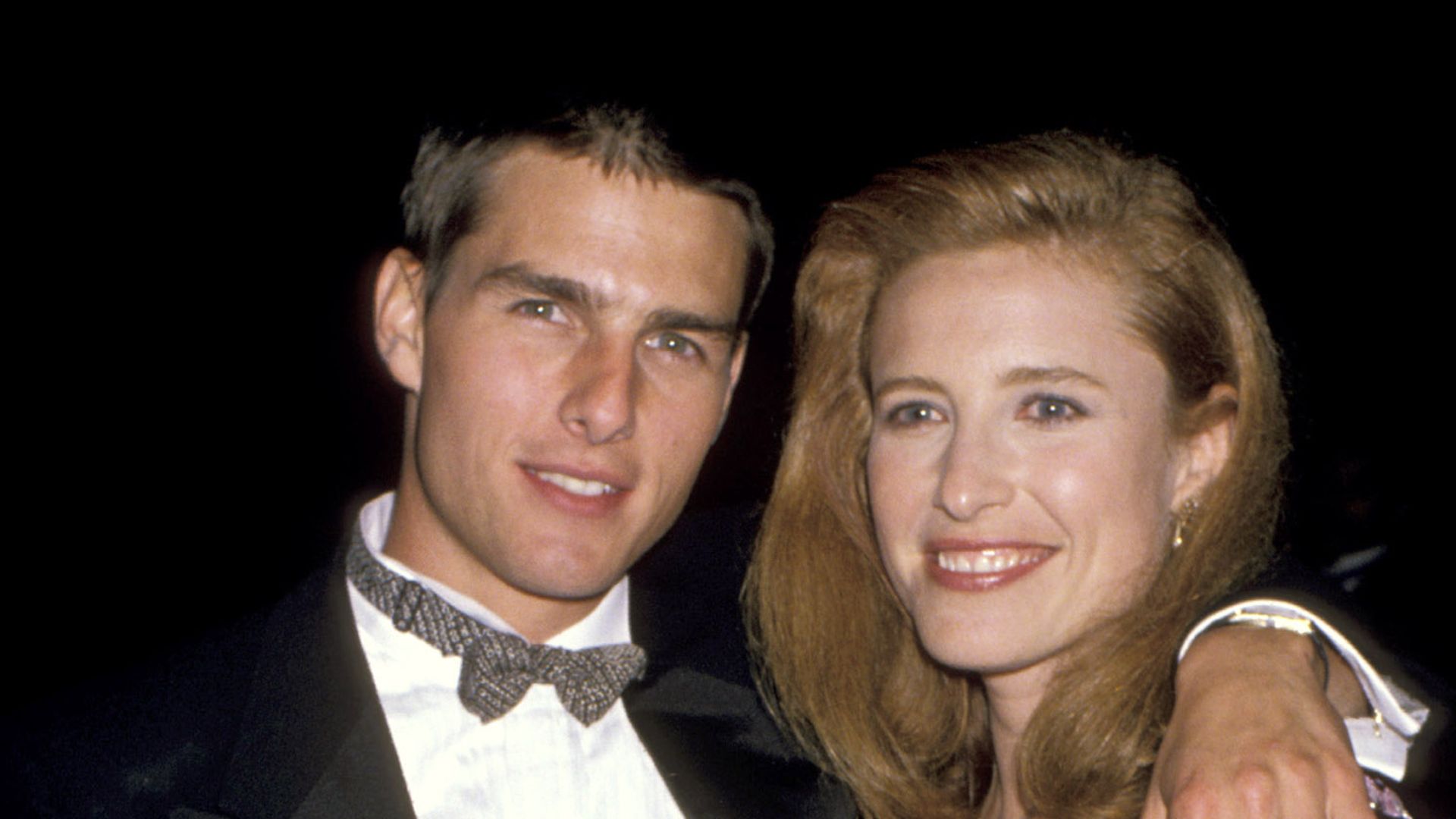 Tom Cruise and Mimi Rogers at the Academy Awards
