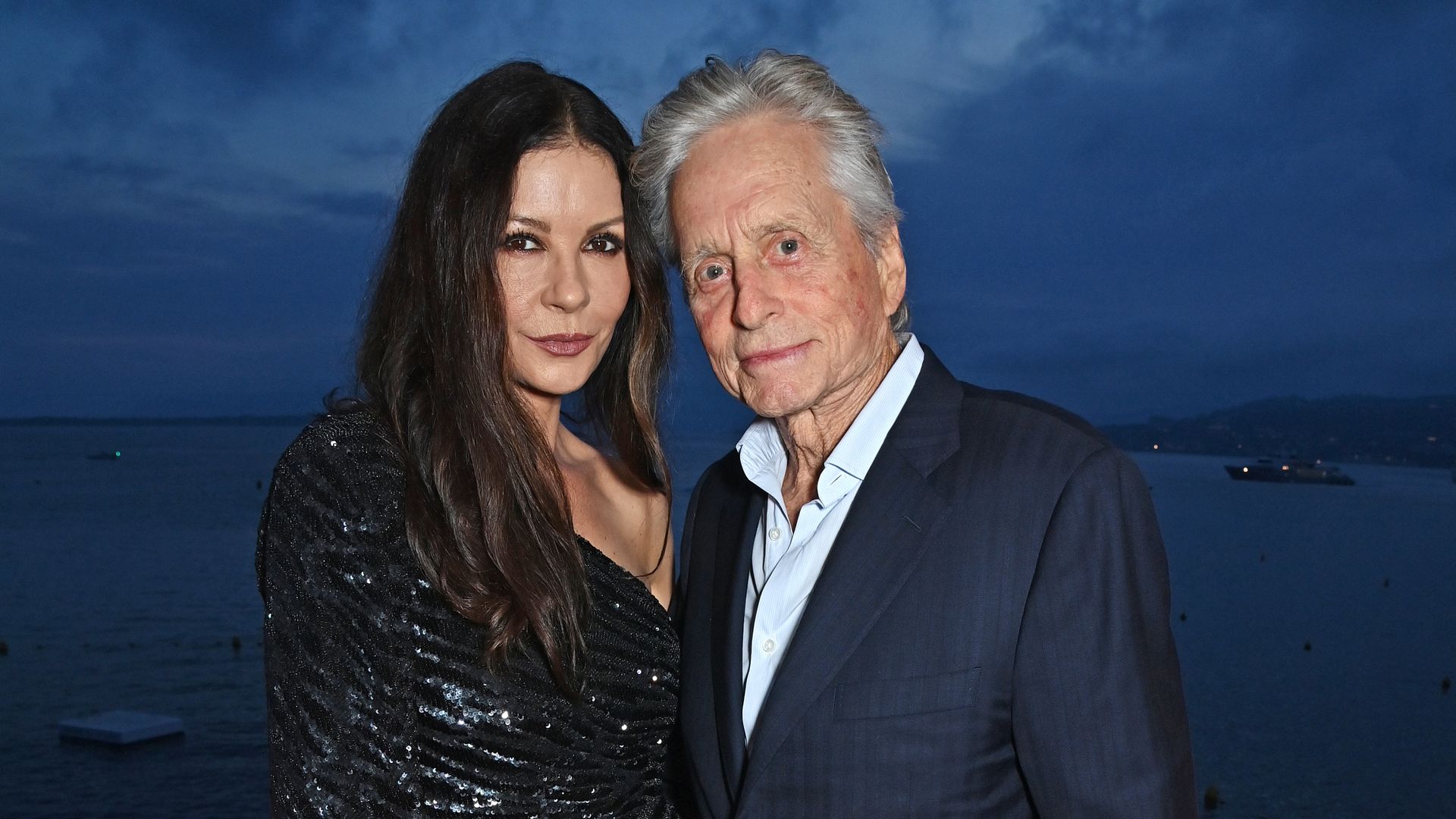 Michael Douglas twins with his two handsome sons for very special night out