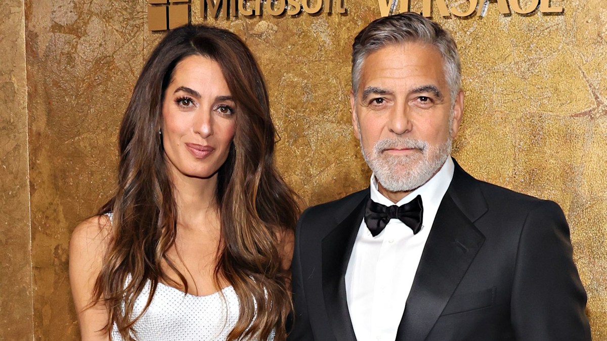 Amal Clooney shimmers in slinky Italian summer dress as George Clooney reveals he's the ultimate gentleman