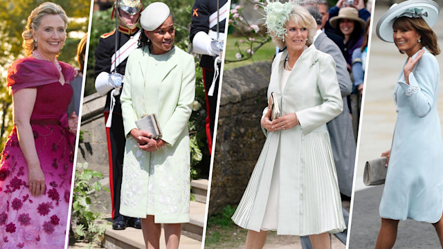 Hillary Clinton, Doria Ragland, Queen Camilla and Carole Middleton as glamorous mother of the brides