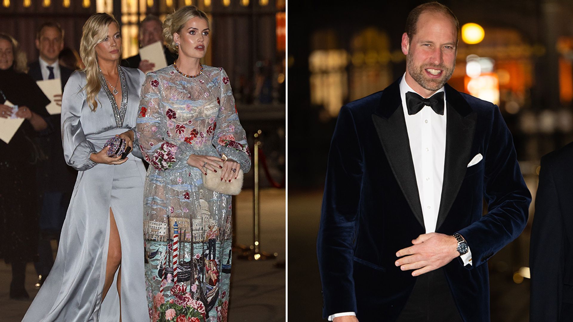 Prince William supported by cousins Ladies Kitty, Eliza and Amelia Spencer at Centrepoint Awards – best photos