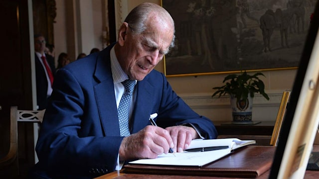 prince philip last note