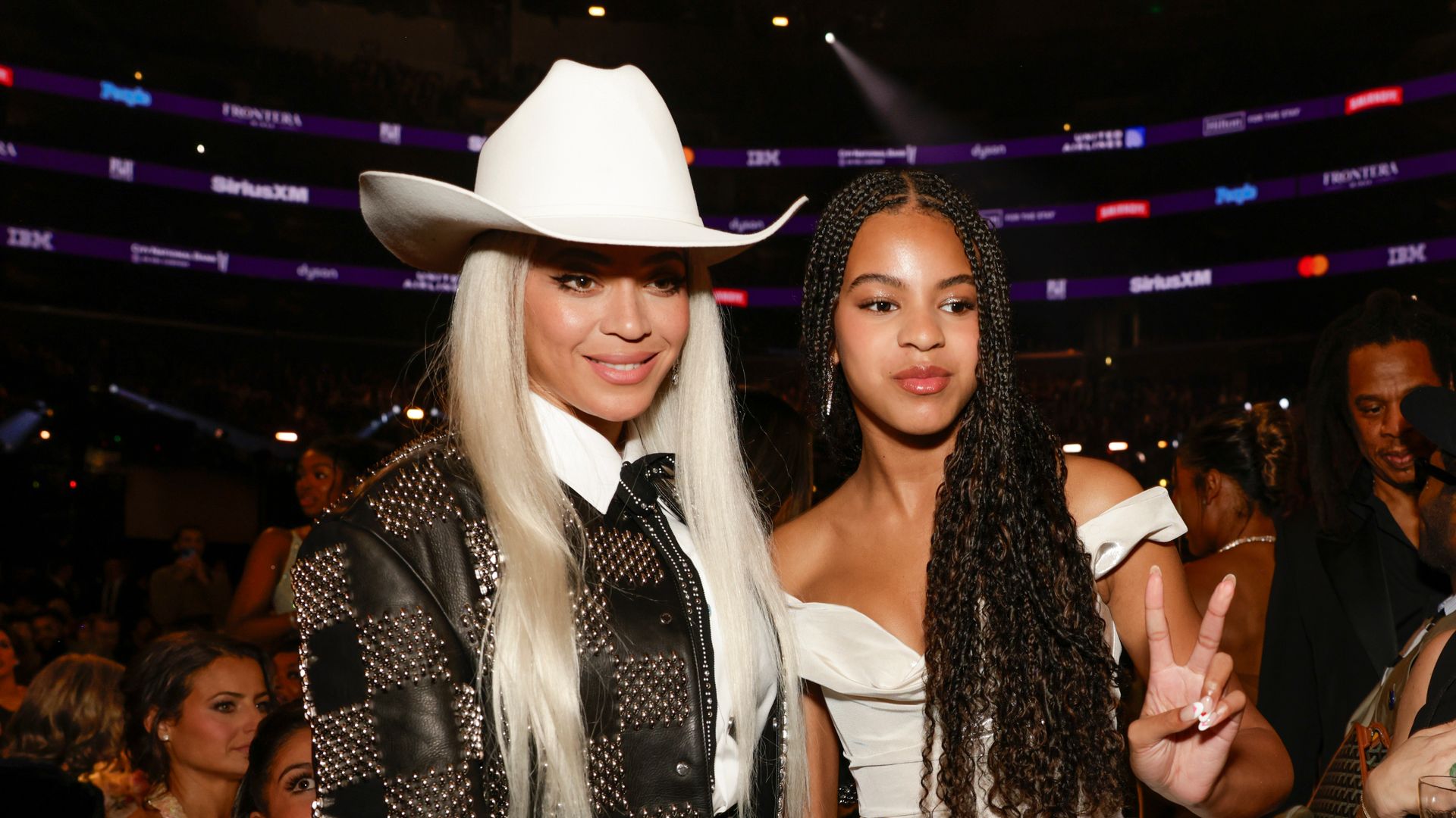 Blue Ivy's big moment as mom Beyoncé joins Kamala Harris in Houston