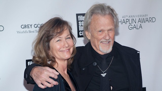 Lisa Kristofferson and Kris Kristofferson attend The 40th Anniversary Chaplin Award Gala at Avery Fisher Hall at Lincoln Center for the Performing Arts in New York City