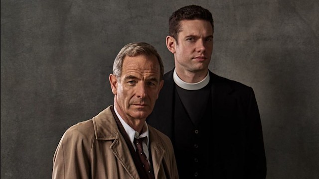 Robson Green and Tom Brittney in Grantchester