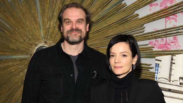 Lily Allen and husband David Harbour